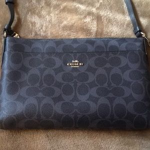 Navy blue coach crossbody